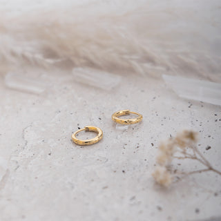 Serenity Star Mini Hoop Earrings