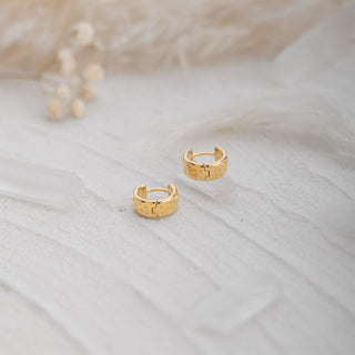 Serenity Star Huggie Earrings