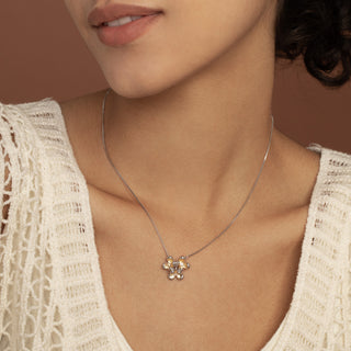 Osmanthus Flower Pendant Necklace