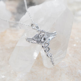 Caduceus Pendant Necklace