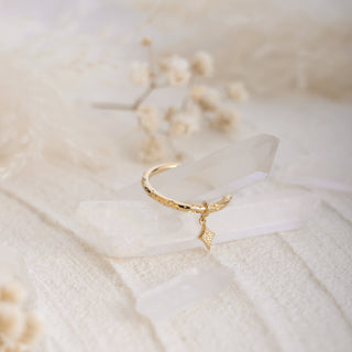 Serenity Star Charm Ring