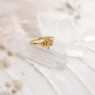 Lotus Flower Stacking Ring