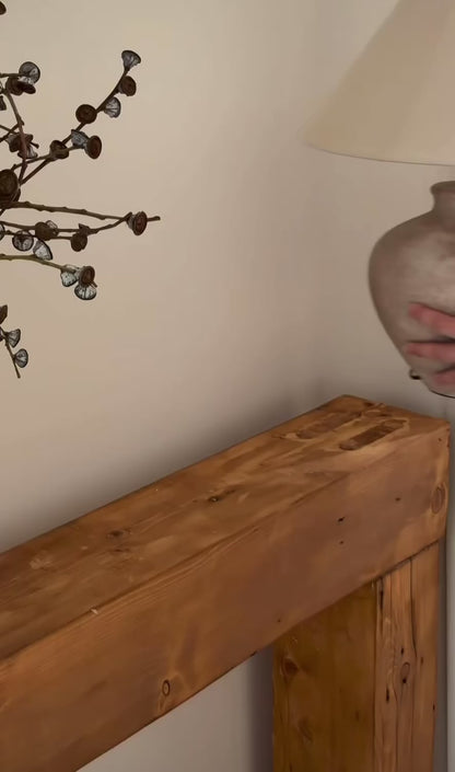 Rustic Ceramic Table Lamp – Minimalist Wabi-Sabi Style Light