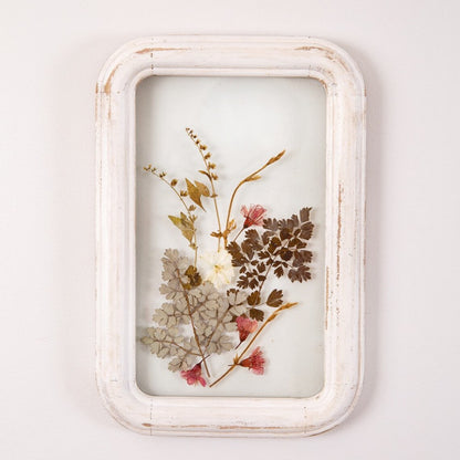 Nature Inspired Floral Wooden Wall Frame 8" X 12"