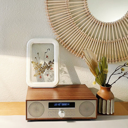 Nature Inspired Floral Wooden Wall Frame 8" X 12"