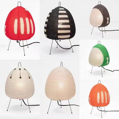 Japanese-Style Rice Paper Lantern Lamp – Handmade Decorative Lighting