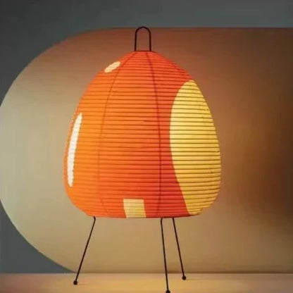 Japanese-Style Rice Paper Lantern Lamp – Handmade Decorative Lighting