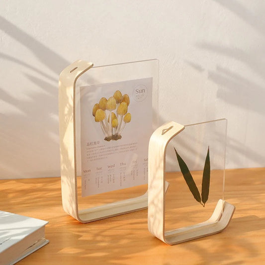 Eco-Friendly Bamboo Cozy Picture Frames
